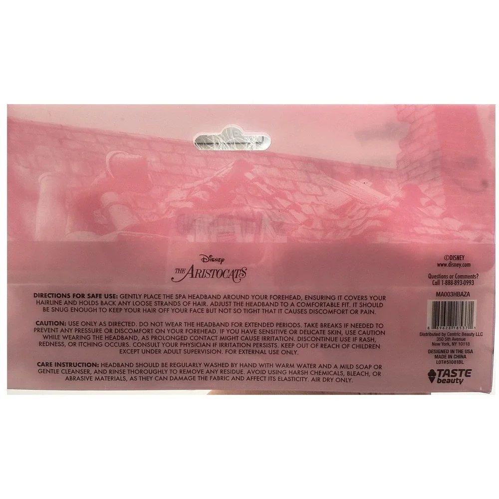 Disney The Aristocats Marie Eyeshadow Palette and Spa Headband Set Taste Beauty